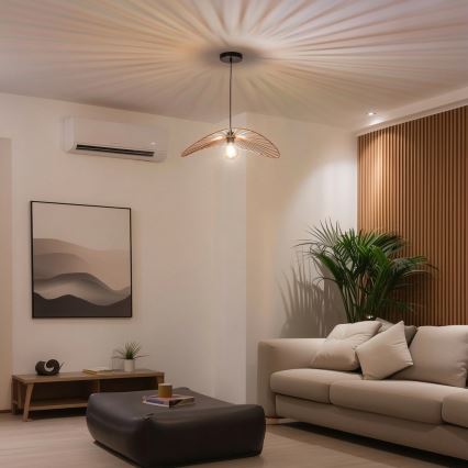 Brilagi - LED závesný luster CERIA WIRE 1xE27/40W/230V 40x56 cm bronz