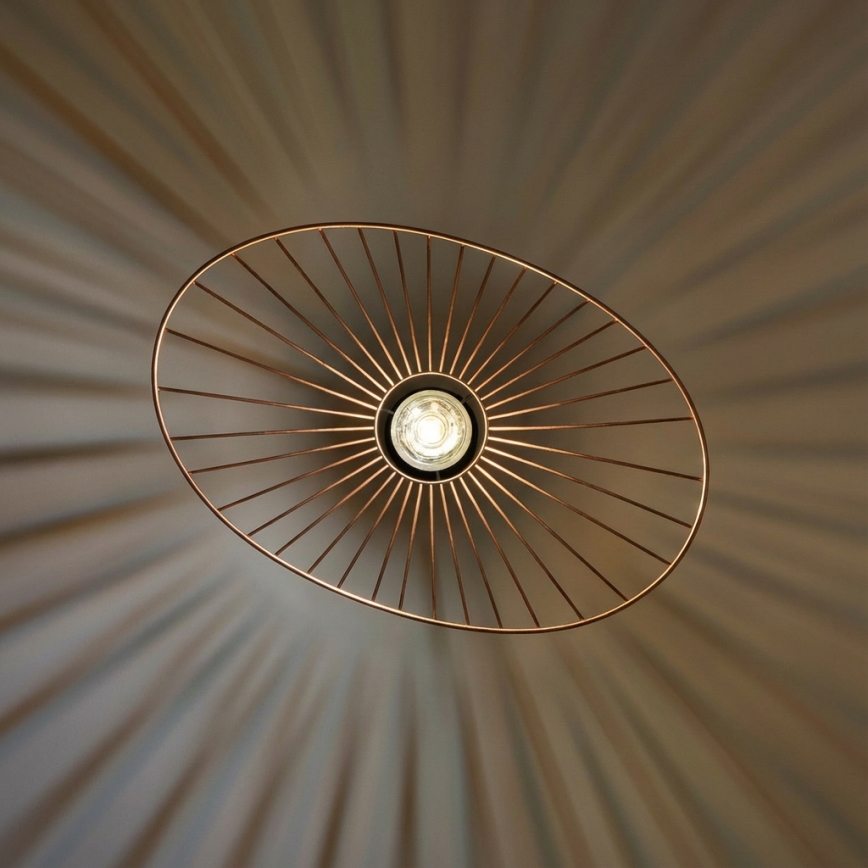 Brilagi - LED závesný luster CERIA WIRE 1xE27/40W/230V 40x56 cm bronz