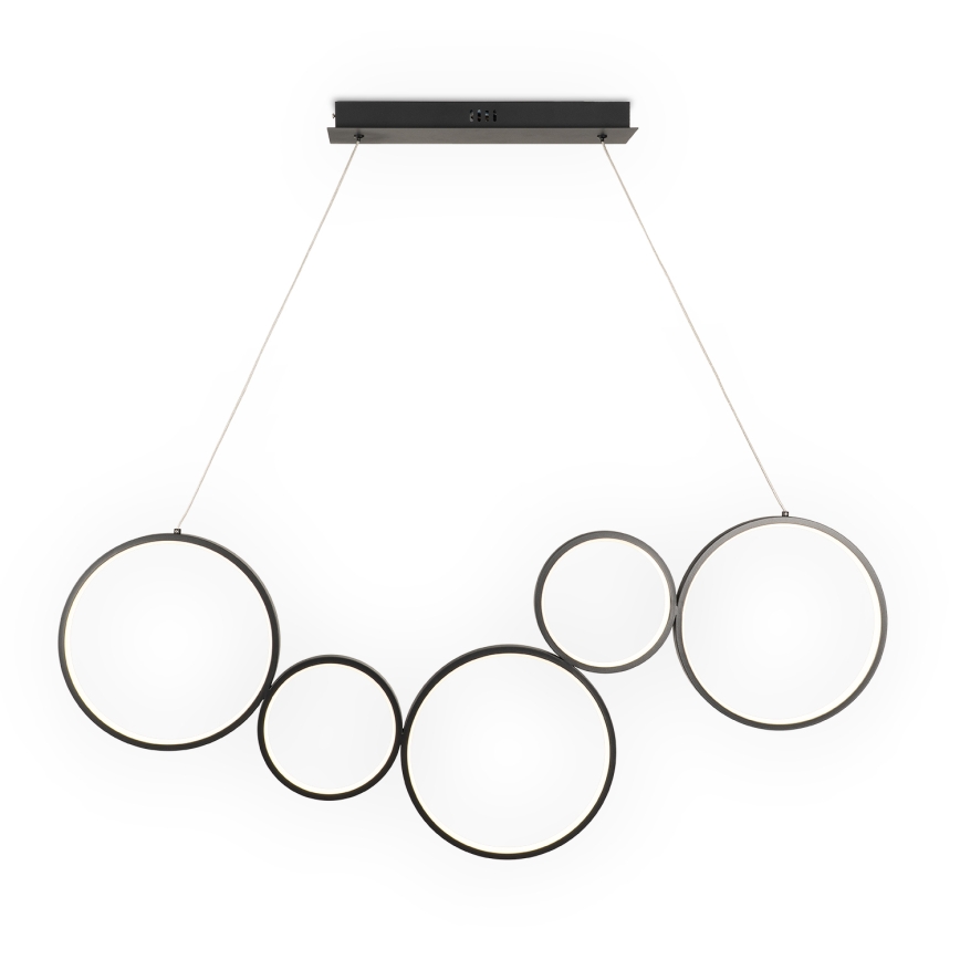 Brilagi - LED závesný luster ECHO na lankách LED/60W/230V 4000K 100 cm čierny
