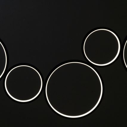 Brilagi - LED závesný luster ECHO na lankách LED/60W/230V 4000K 100 cm čierny