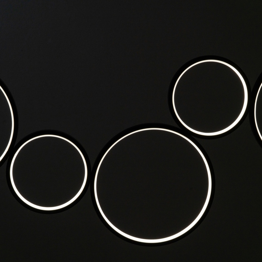 Brilagi - LED závesný luster ECHO na lankách LED/60W/230V 4000K 100 cm čierny