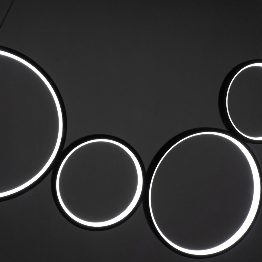 Brilagi - LED závesný luster ECHO na lankách LED/60W/230V 4000K 100 cm čierny