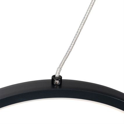 Brilagi - LED závesný luster ECHO na lankách LED/60W/230V 4000K 100 cm čierny