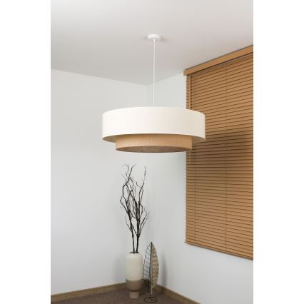 Brilagi - LED závesný luster na lane BOHO STYLE, 3× E27 (max. 15 W), 230 V, priemer 80 cm