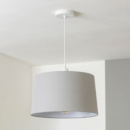 Brilagi - LED závesný luster na lane CERIA 1xE27/40W/230V pr. 45 cm sivý