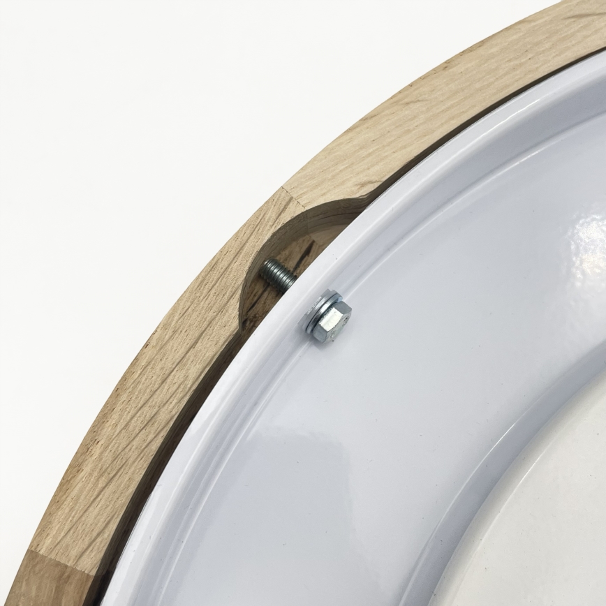 Brilagi - LED závesný luster na lankách CARVALHO MODERN 2xE27/60W/230V dub, priemer 37,5 cm