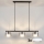 Brilagi - LED Závesný luster na lanku AURA LUX 3xGX53/30W/230V čierna/dymová