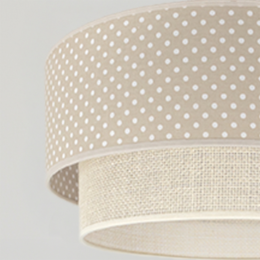 Brilagi - LED luster na lanku BOHO BOBO 1xE27/60W/230V priemer 40 cm bodky béžová/krémová