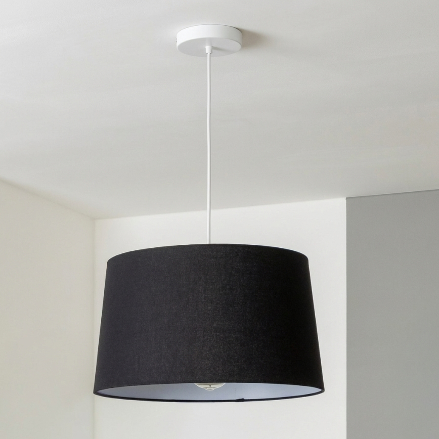 Brilagi - LED závesný luster na lanku CERIA 1xE27/40W/230V priemer 45 cm čierna