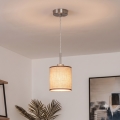Brilagi - LED závesný luster na lanku NUBILA 1xE27/60W/230V pr. 14 cm hnedý