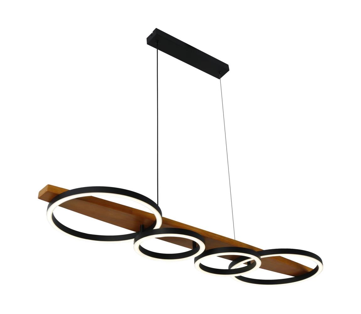 Brilagi - LED závesný luster na lanku PLANK LED/35W/230V 4000K 30x100 cm, drevený BRJF0034P-4
