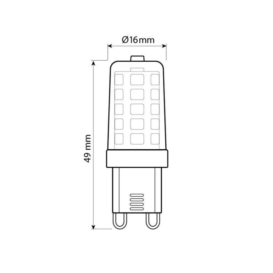 Brilagi - LED Žiarovka G9/4W/230V 3000K