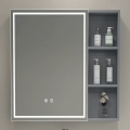 BRILAGI - LED zrkadlová kúpeľňová skrinka s podsvietením AVOLA SINGLE 55x70 cm