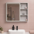 BRILAGI - LED Zrkadlová kúpeľňová skrinka s podsvietením NOTO SINGLE 78x65 cm