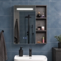 BRILAGI - LED zrkadlová kúpeľňová skrinka s podsvietením TRABIA SINGLE 60x70 cm