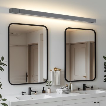 Brilagi - LED zrkadlové osvetlenie do kúpeľne AQUA LINE LED/36W/230V 120 cm IP44 antracit