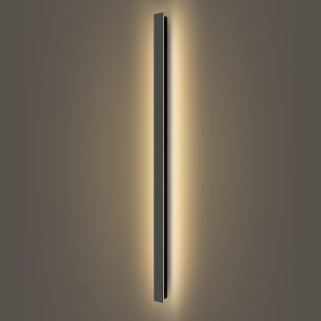 Brilagi - LINEAR vonkajšie nástenné LED svietidlo 32W, 230V, 3000K, IP65, 140 cm, čierne, CRI 90