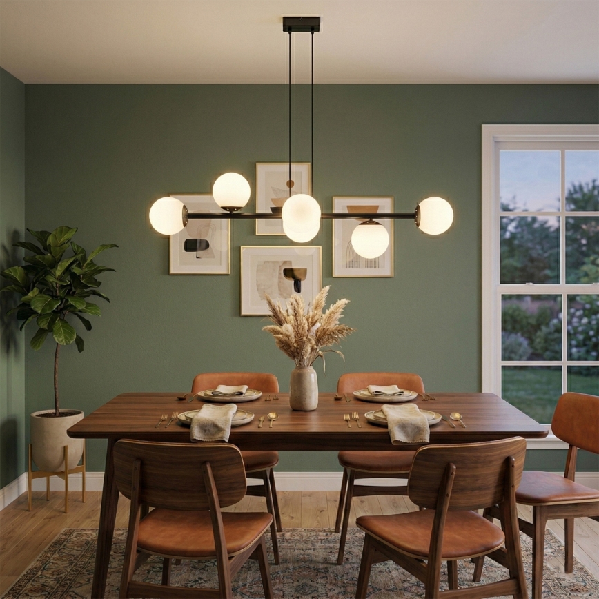 Brilagi - Luster na lane MALONY 6xE14/20W/230V čierna