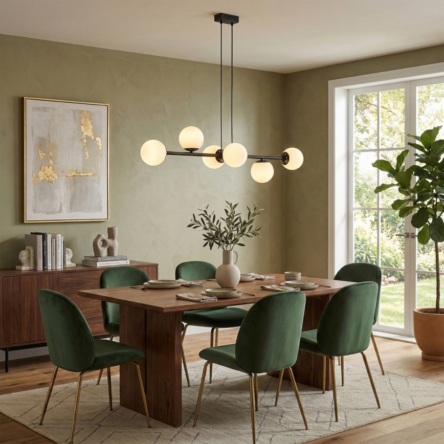 Brilagi - Luster na lane MALONY 6xE14/20W/230V čierna