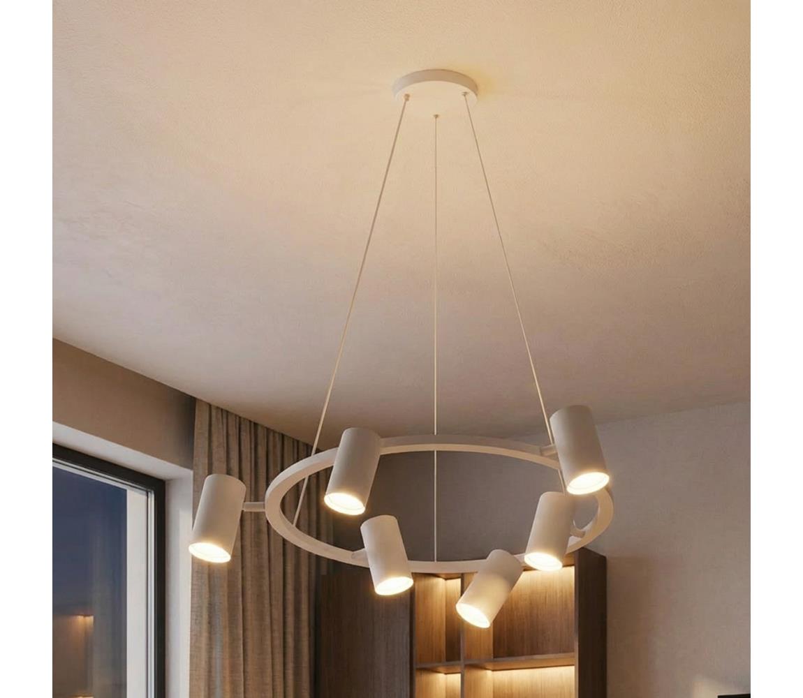 Brilagi - Luster na lane SELE 6xGU10/30W/230V biela WO-SELEP-B02-WHT-OEM