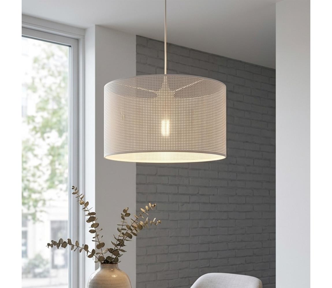 Brilagi - Luster na lane SIRIJA MODERN 1xE27/60W/230V Ø 35 cm biela LM-1.335/WHITE