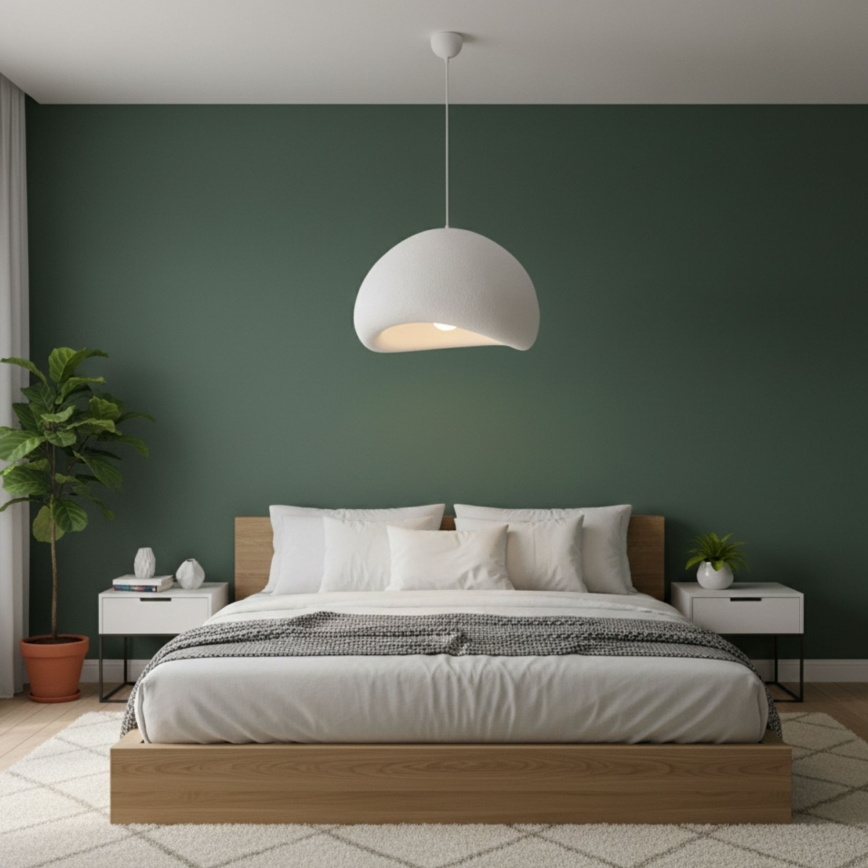 Brilagi - Luster na lane WABI SABI 1xE27/40W/230V priemer 50 cm biela