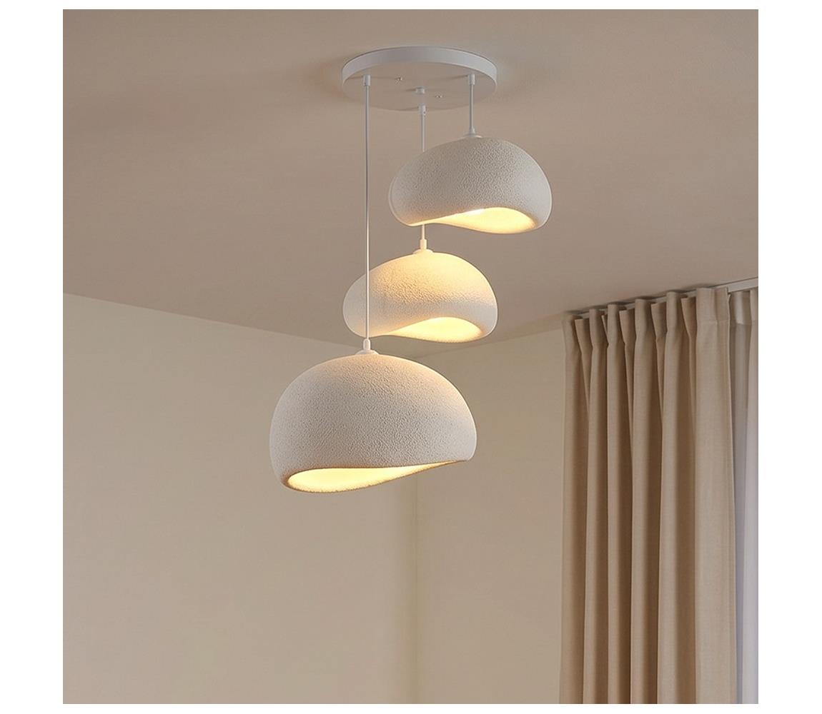 Brilagi - Luster na lane WABI SABI 3xE27/40W/230V priemer 76 cm biela 422WBL1119