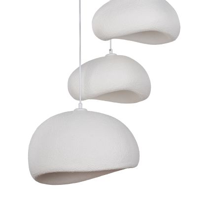 Brilagi - Luster na lane WABI SABI 3xE27/40W/230V priemer 76 cm biela