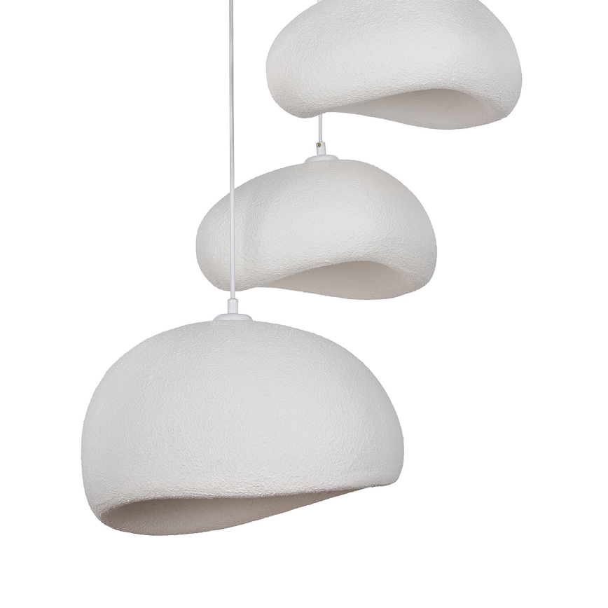 Brilagi - Luster na lane WABI SABI 3xE27/40W/230V priemer 76 cm biela
