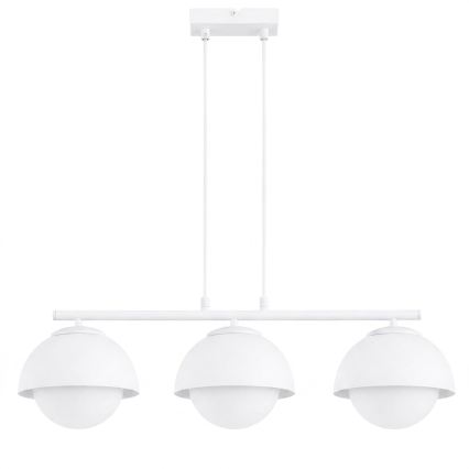 BRILAGI - Luster na lankách COSMO 3xE27/60W/230V biela/zlatá