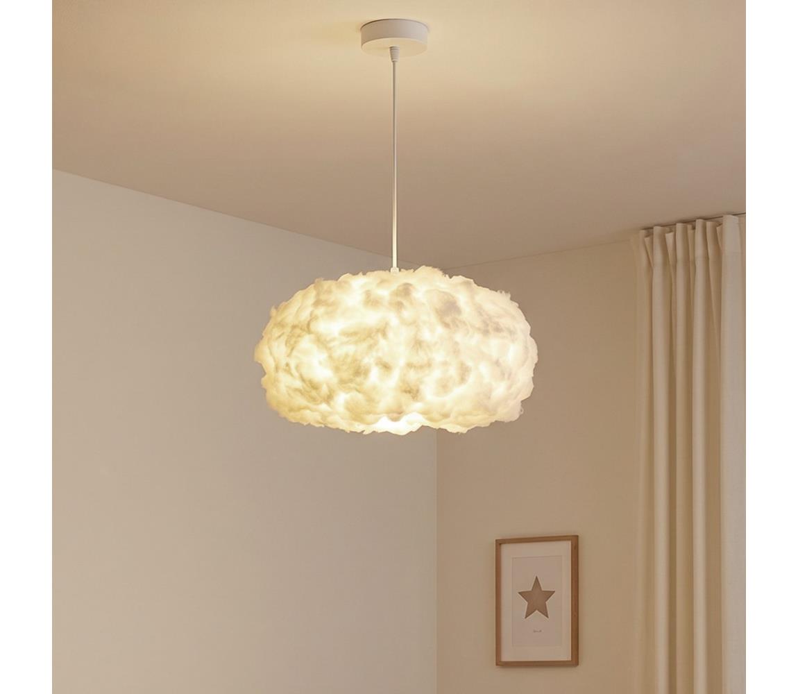 Brilagi - Luster na lankách SOLEAIR 1xE27/60W/230V pr. 45 cm biela 390FLH2979