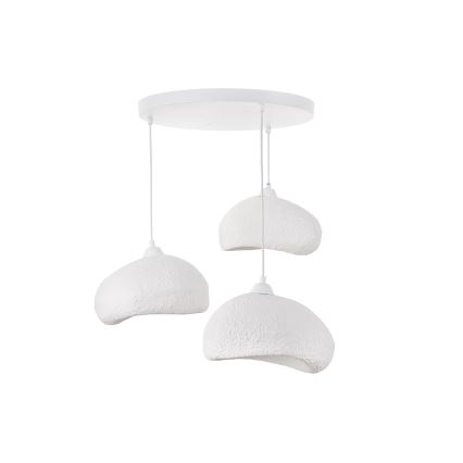 Brilagi - Luster na lankách WABI SABI 3xE27/40W/230V priemer 60 cm biela