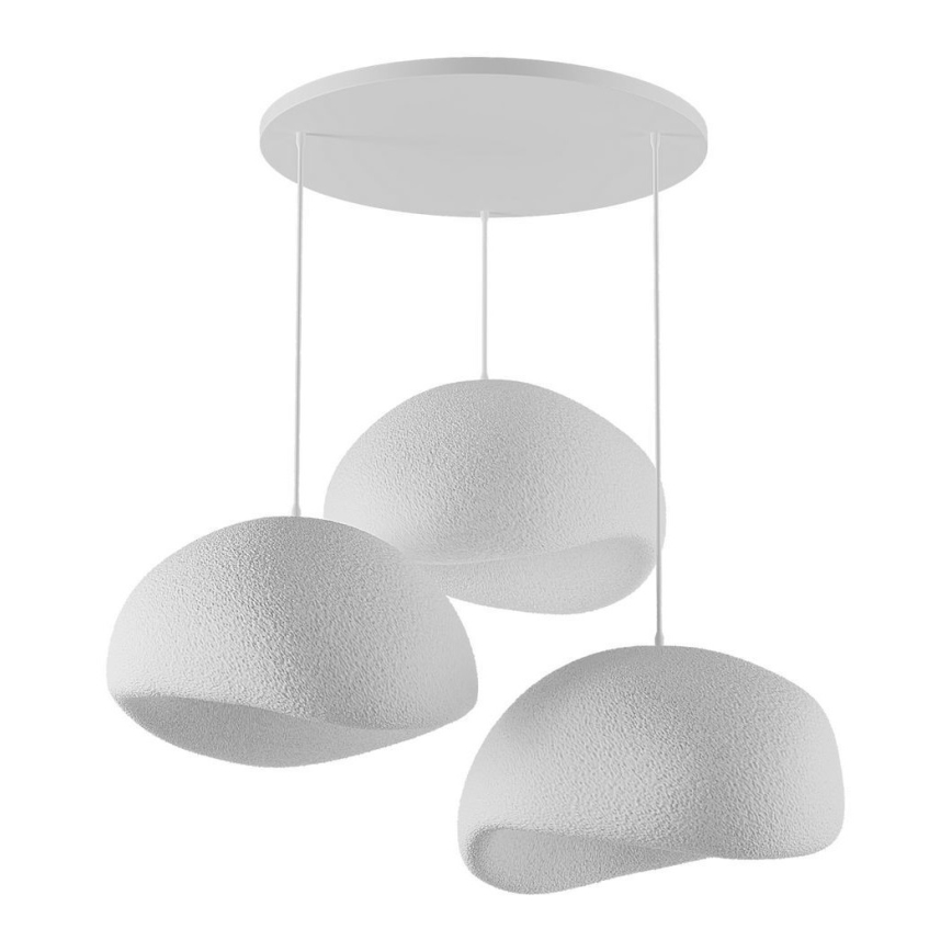 Brilagi - Luster na lankách WABI SABI 3xE27/40W/230V priemer 60 cm biela