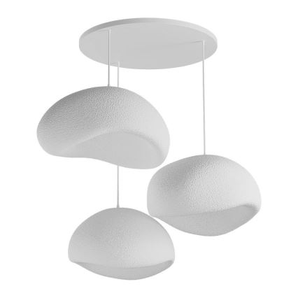 Brilagi - Luster na lankách WABI SABI 3xE27/40W/230V priemer 60 cm biela