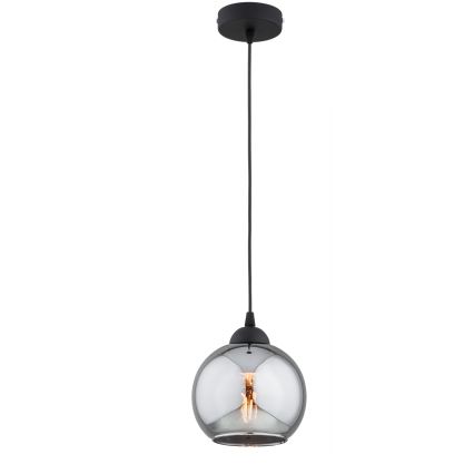 Brilagi - Luster na lanku 1xE27/60W/230V čierna/dymovošedá