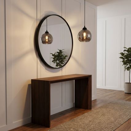 Brilagi - Luster na lanku 1xE27/60W/230V čierna/dymovošedá