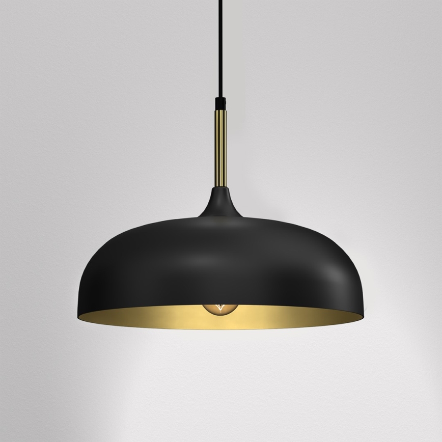 Brilagi - Luster na lanku ABRAHAM 1xE27/60W/230V pr. 35 cm čierna