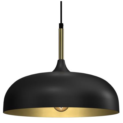 Brilagi - Luster na lanku ABRAHAM 1xE27/60W/230V pr. 35 cm čierna