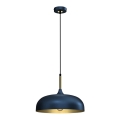 Brilagi - Luster na lanku ABRAHAM 1xE27/60W/230V pr. 35 cm modrá