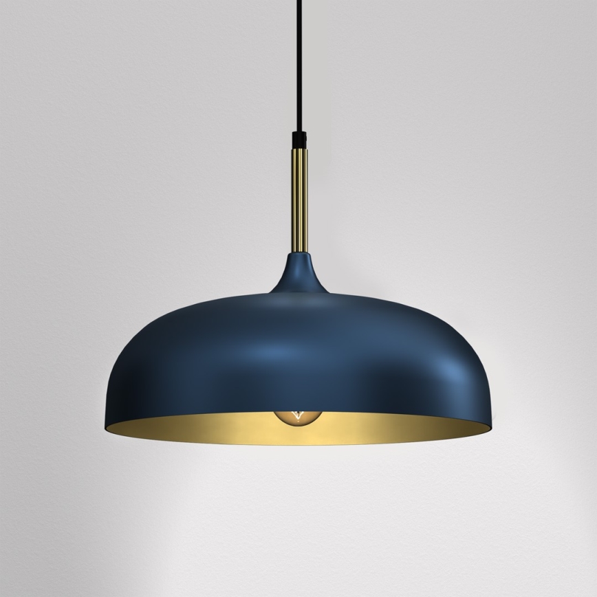 Brilagi - Luster na lanku ABRAHAM 1xE27/60W/230V pr. 35 cm modrá