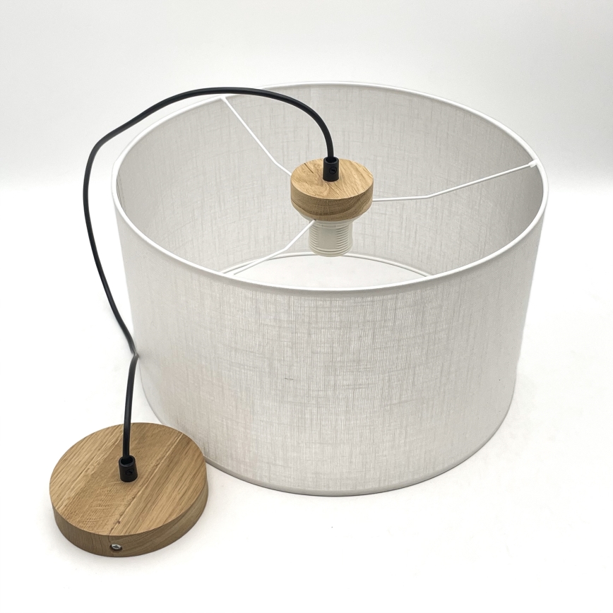 Brilagi - Luster na lanku ANTHONY 1xE27/60W/230V dub/biela