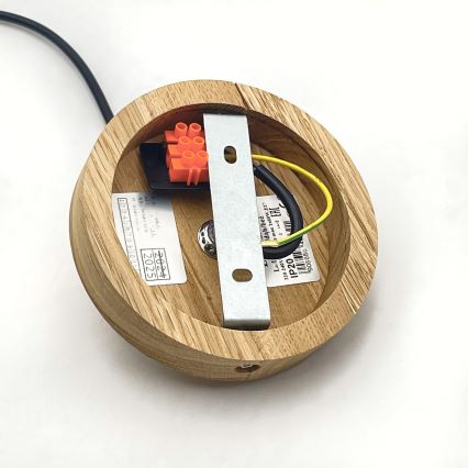Brilagi - Luster na lanku ANTHONY 1xE27/60W/230V dub/čierna