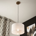 Brilagi - Luster na lanku ANTHONY 1xE27/60W/230V dub orech/biela