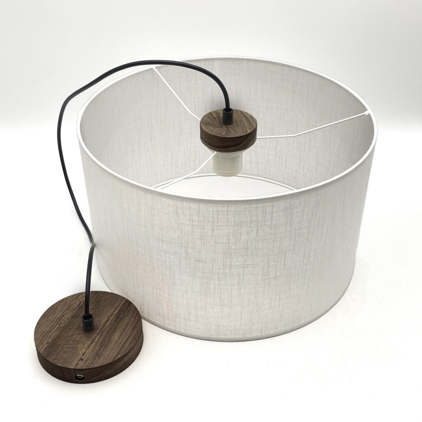 Brilagi - Luster na lanku ANTHONY 1xE27/60W/230V dub orech/biela