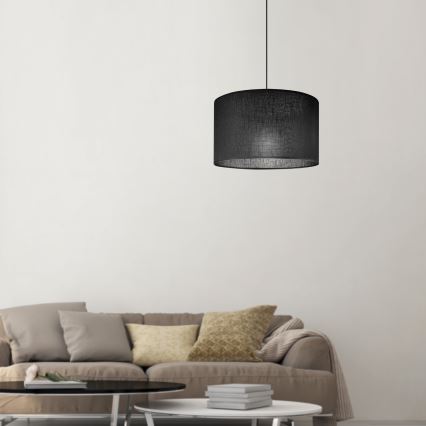 Brilagi - Luster na lanku ANTHONY 1xE27/60W/230V dub orech/čierna