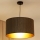 Brilagi - Luster na lanku BOSTON ROLLER 1xE27/15W/230V pr. 45 cm slama hnedá/zlatá