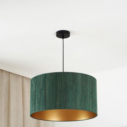 Brilagi - Luster na lanku BOSTON ROLLER 1xE27/15W/230V pr. 45 cm slama zelená/zlatá