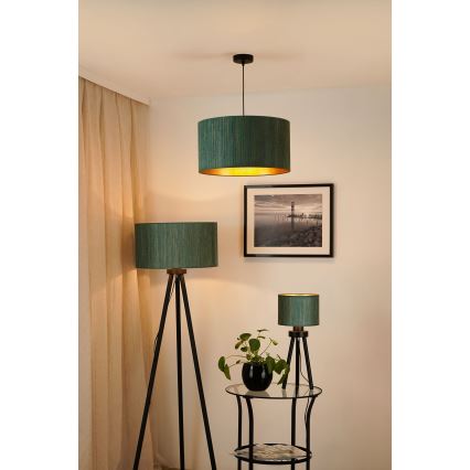 Brilagi - Luster na lanku BOSTON ROLLER 1xE27/15W/230V pr. 45 cm slama zelená/zlatá