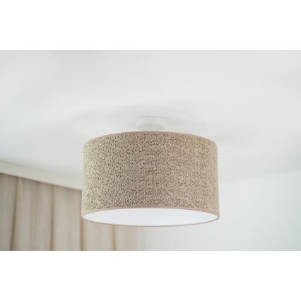 Brilagi - Luster na lanku BOUCLE ROLLER 1xE27/15W/230V pr. 45 cm hnedá