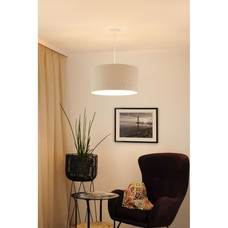 Brilagi - Luster na lanku BOUCLE ROLLER 1xE27/15W/230V pr. 45 cm krémová